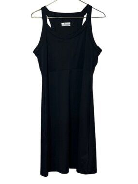 Black Sporty Athletic Dress Racerback